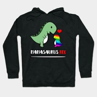 'Proud Mamasaurus Rex LGBT' Cool Rainbows Gift Hoodie